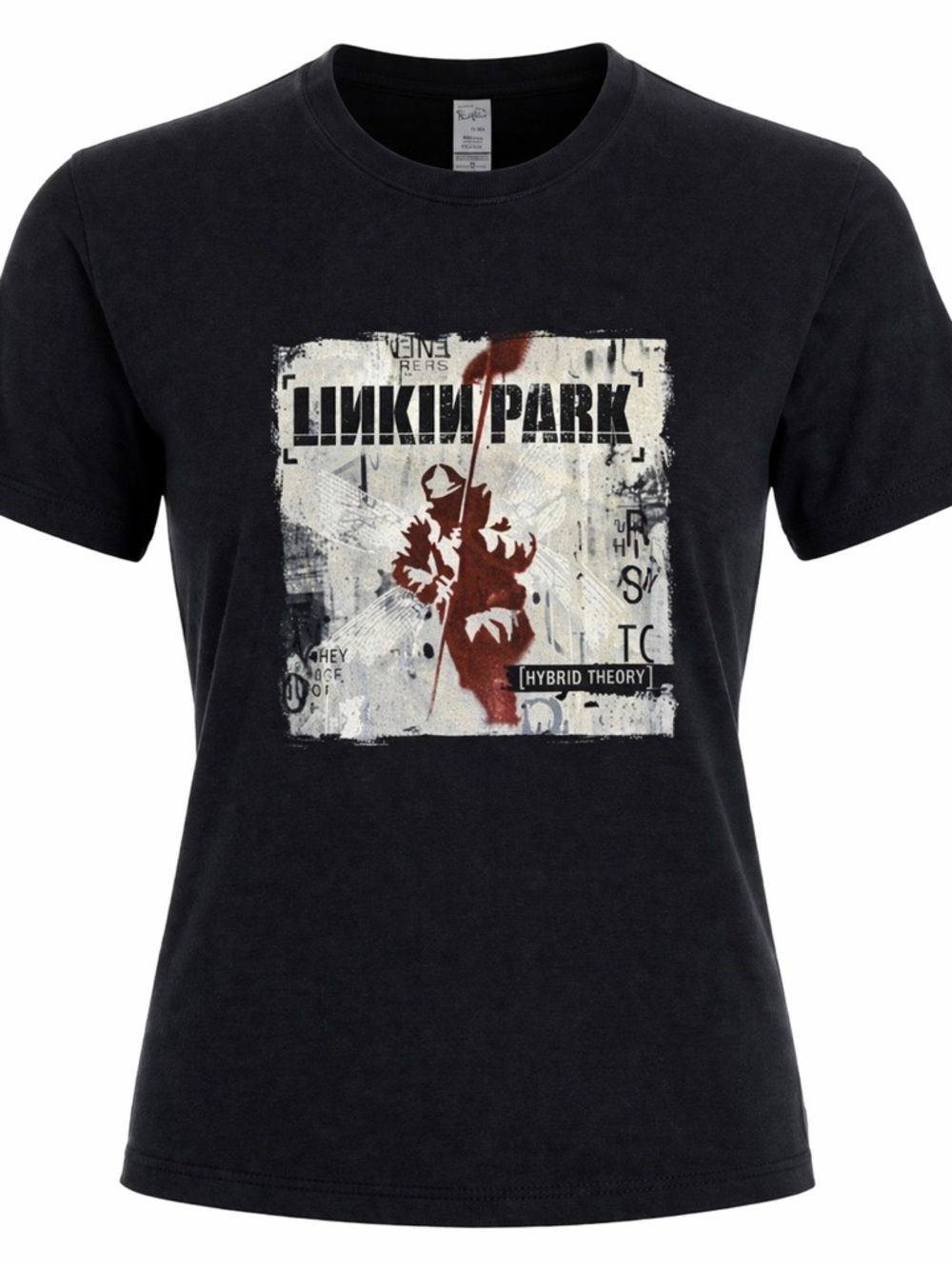 Linkin Park Hybrid Theory Graphic Tee Black XL Official Band Merch Y2K Grunge